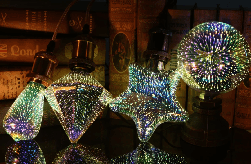3D effect decoratie LED lampen - ster - lamp - sweet home 3d - LED - Lariwo
