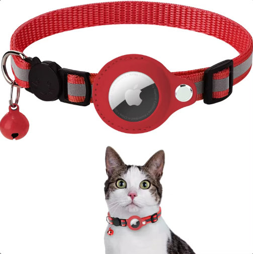 Lariwo katten halsband rood