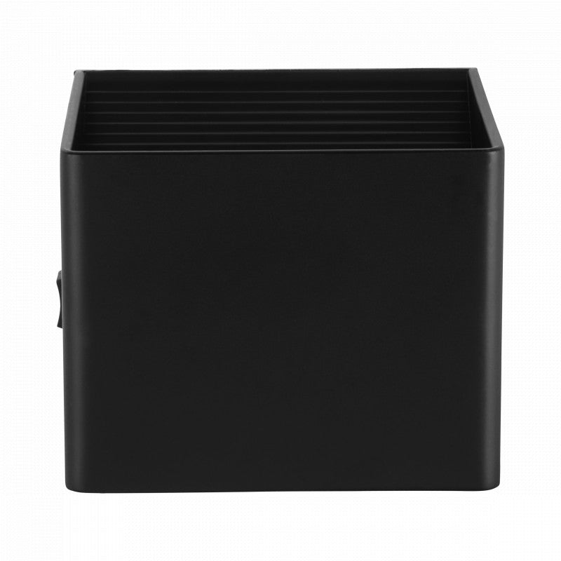 Wandlamp op Accu - oplaadbaar - 7Watt ZWART IP44 PIR sensor