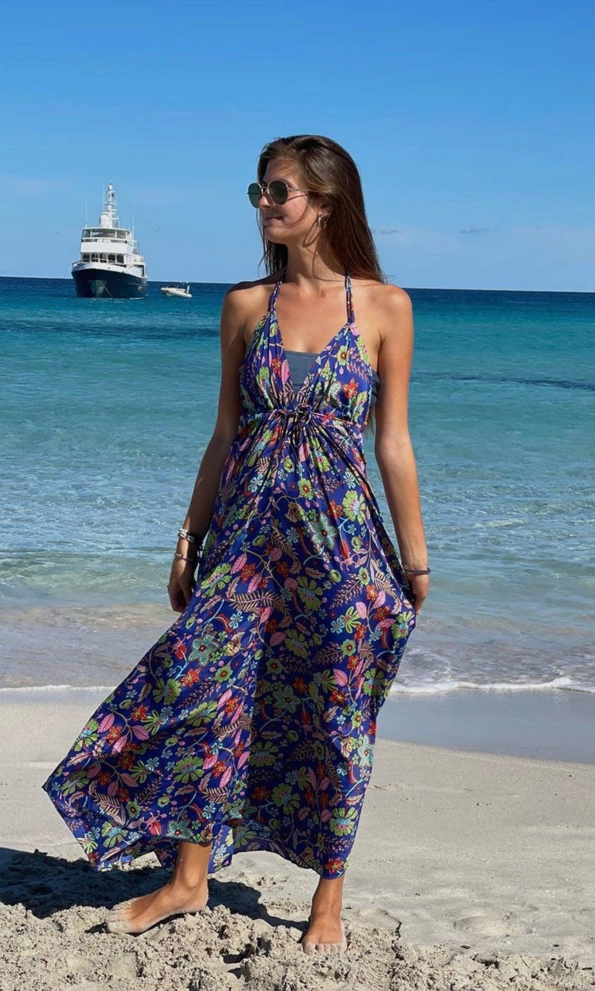 Boho Ibiza Jurkjes - Zomerjurk - Bohemian - Boho chique - Hippie - Flowerpower - Maxi jurk - Lariwo