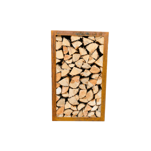 Cortenstaal Houtopslag 100cm - Lariwo