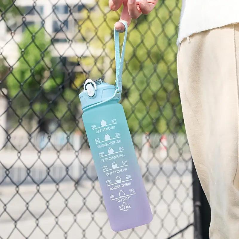 Motiverende waterfles 2000ml - Lariwo