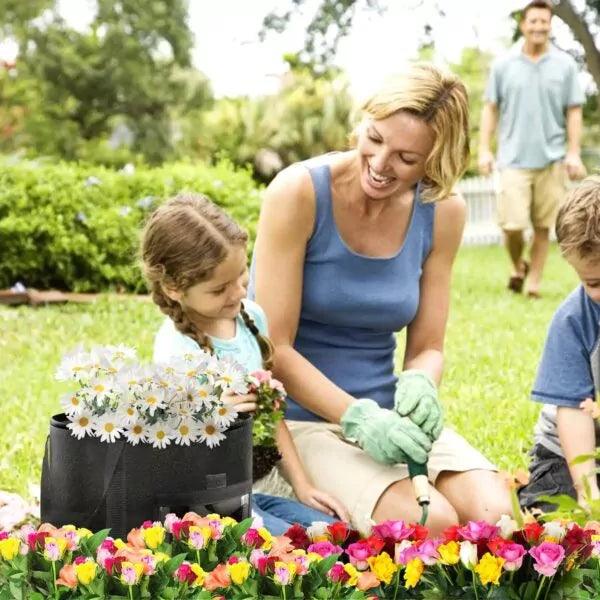 PlantGrowBag zwart met venster – aardappel – wortelen – uien - Lariwo