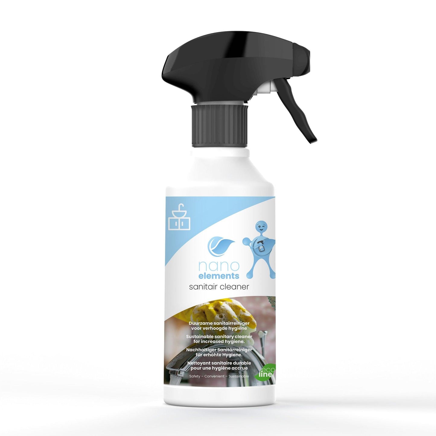 Nano Elements sanitair reiniger in spuitfles