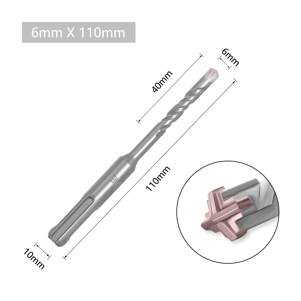 SDS betonboor 6x110mm - Lariwo