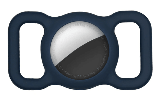 apple airtag houder donker blauw