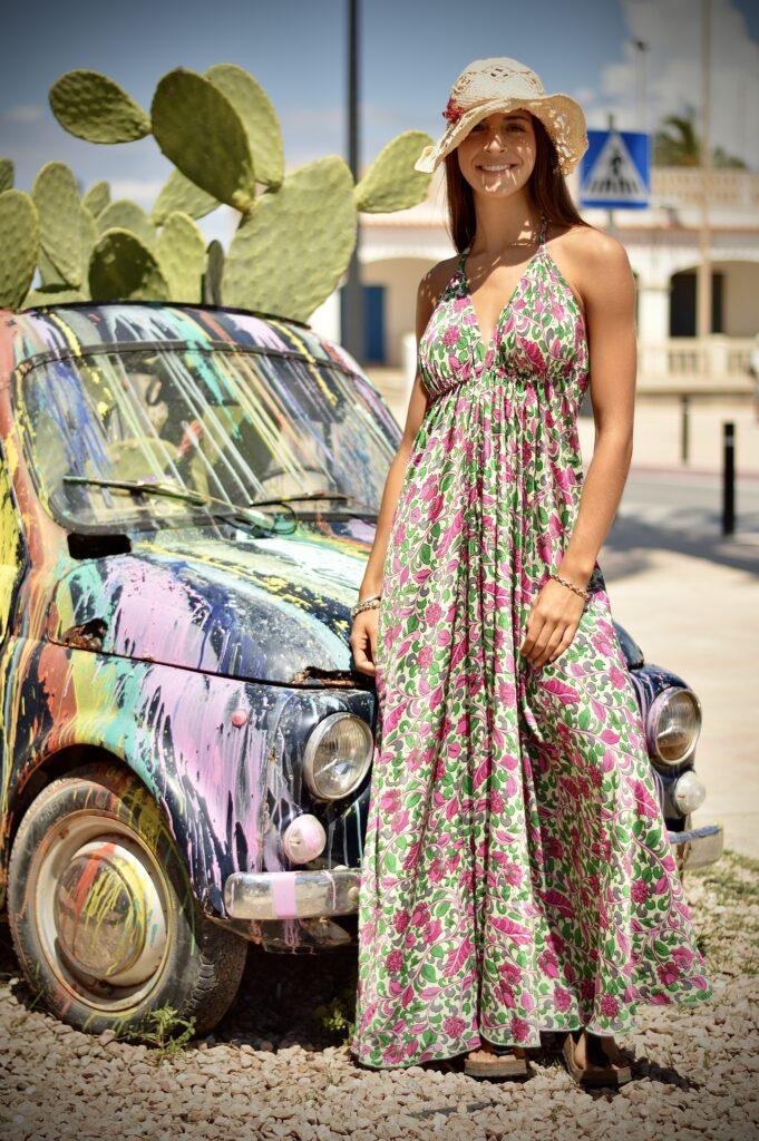 Boho Ibiza Jurkjes - Zomerjurk - Bohemian - Boho chique - Hippie - Flowerpower - Maxi jurk - Lariwo