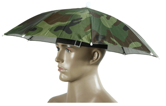 Draagbare paraplu hoed camouflage - Lariwo